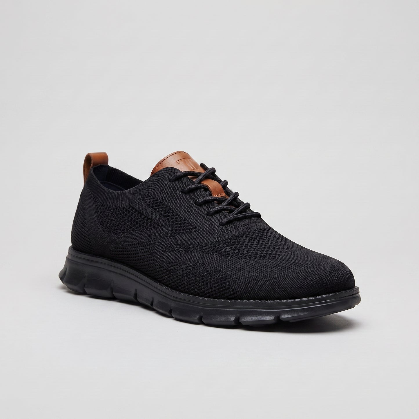 Dipni | Men's Smart Casual Sneakers - Knit Mesh, Cushioned Comfort
