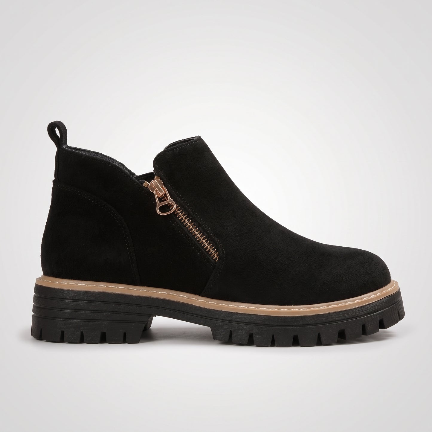 Dipni Women's Chunky Ankle Boots - Black