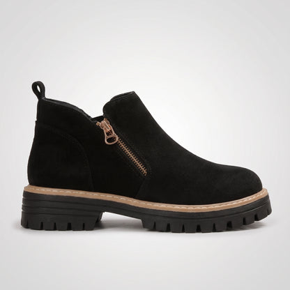 Dipni Women's Chunky Ankle Boots - Black