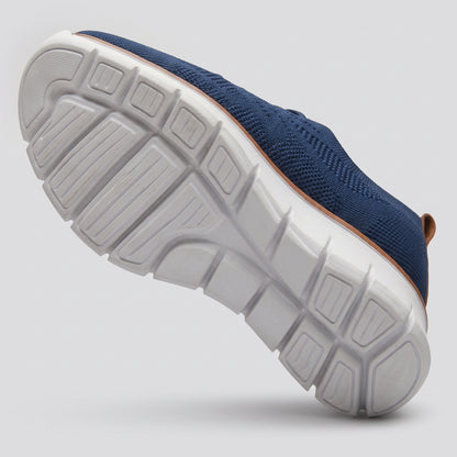 Dipni | Men's Smart Casual Sneakers - Knit Mesh, Cushioned Comfort