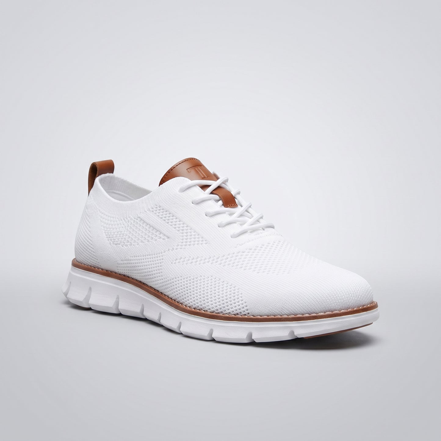 Dipni | Men's Smart Casual Sneakers - Knit Mesh, Cushioned Comfort