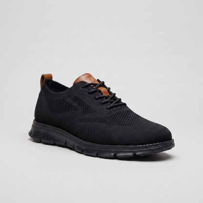 Dipni | Men's Smart Casual Sneakers - Knit Mesh, Cushioned Comfort