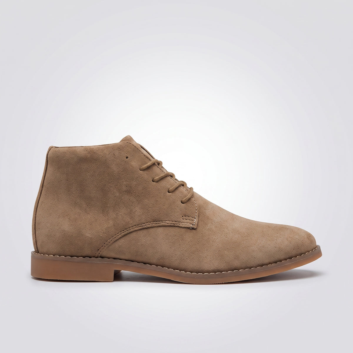 dipni mens ankle boots lace up khaki side pair 08