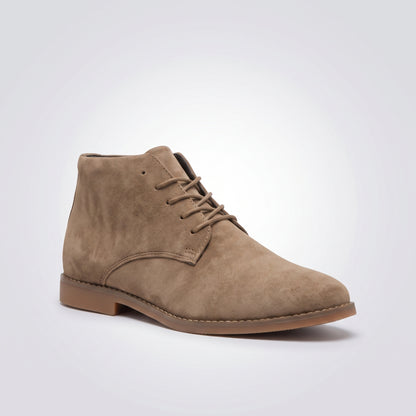 dipni mens ankle boots lace up khaki side single 02