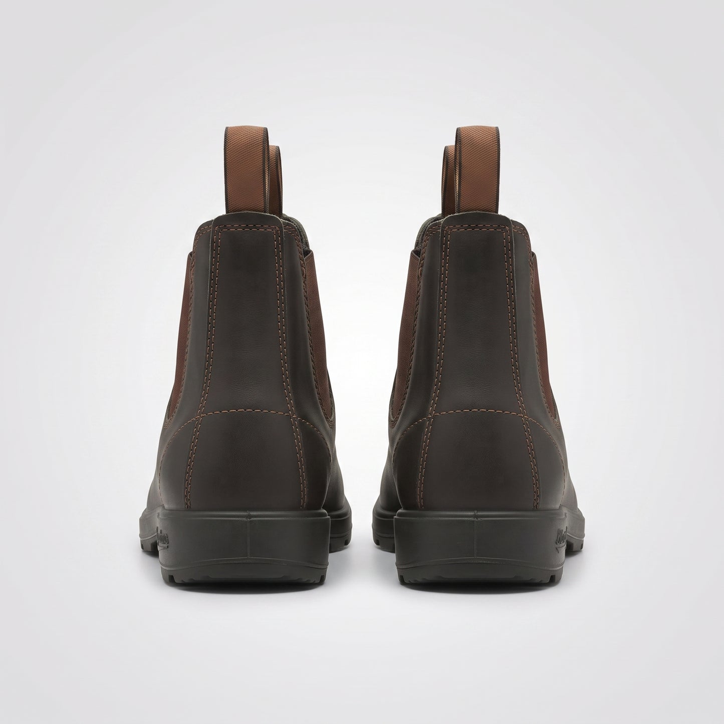 dipni mens ankle chelsea boots bruin back pair 03