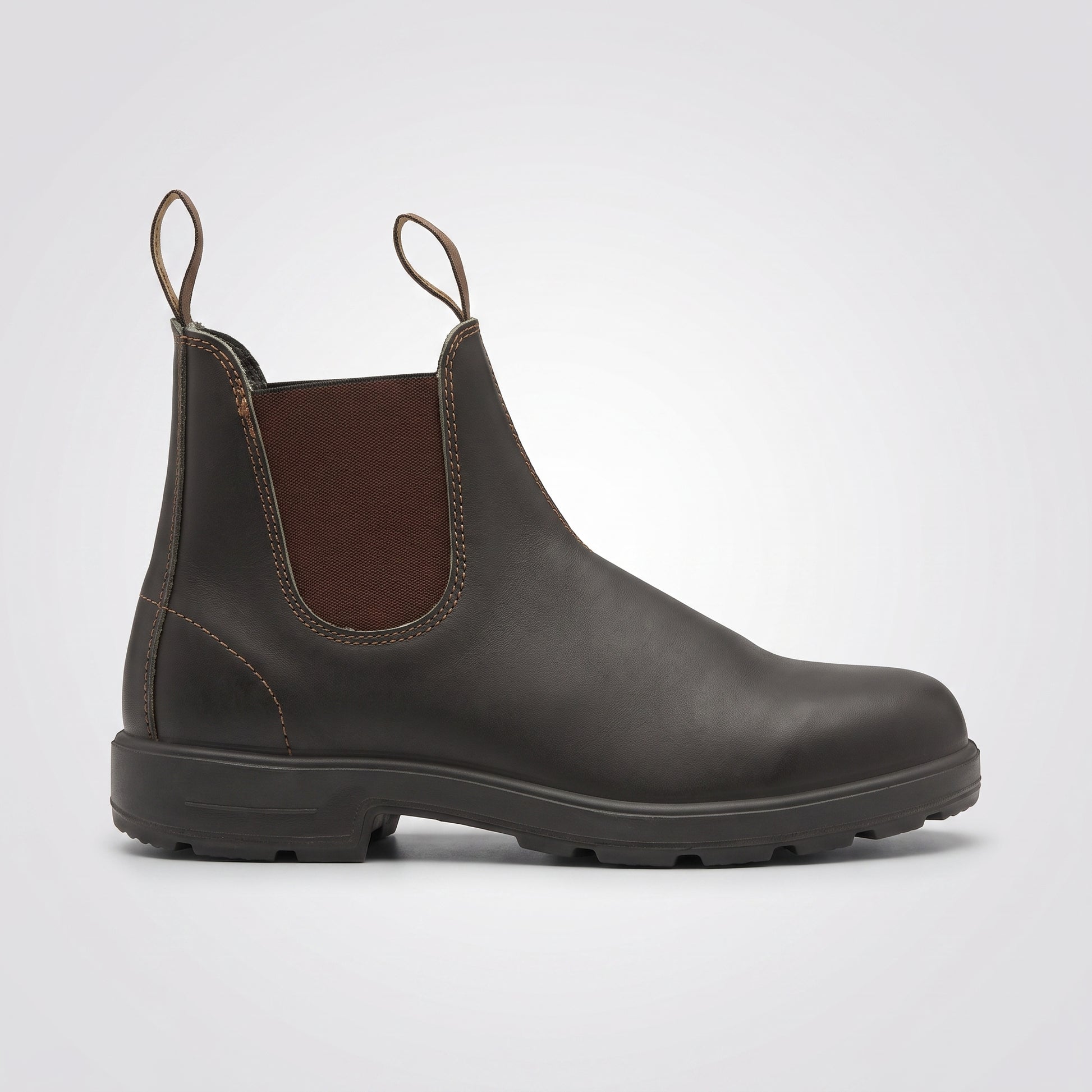 dipni mens ankle chelsea boots bruin side profile 06