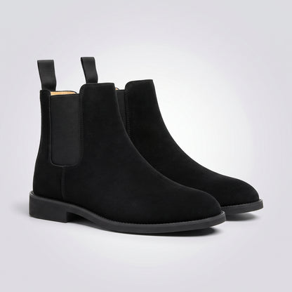 dipni mens casual chelsea boots slip on black hero pair 3q 14d