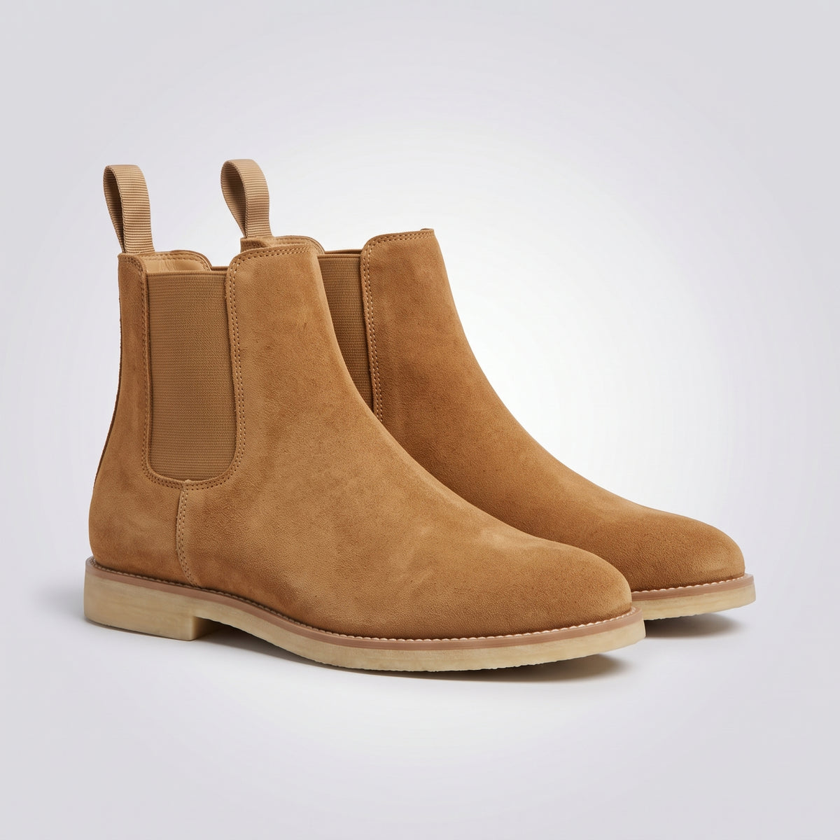 dipni mens casual chelsea boots slip on camel hero pair 3q 14b