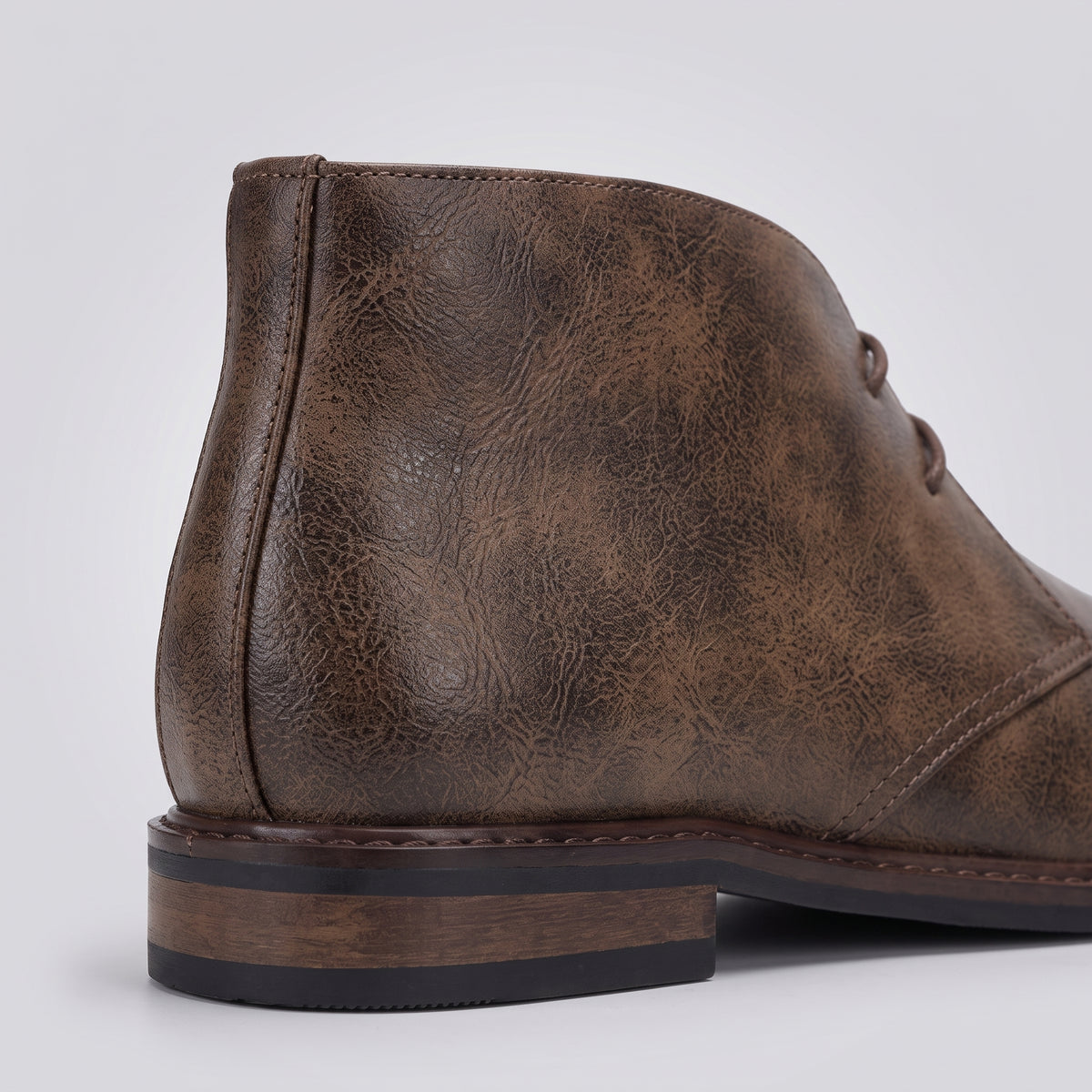 dipni mens desert chukka boots koffie heel detail 07