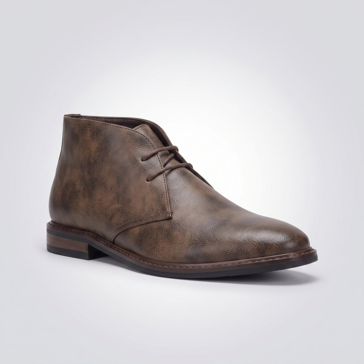 dipni mens desert chukka boots koffie side 3q 04