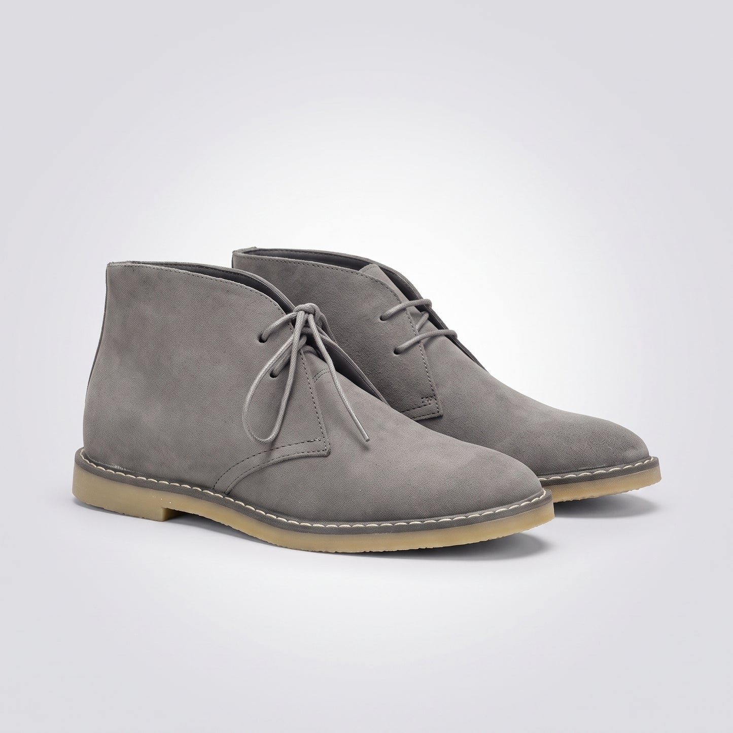 dipni mens desert chukka boots suede grijs hero 14c