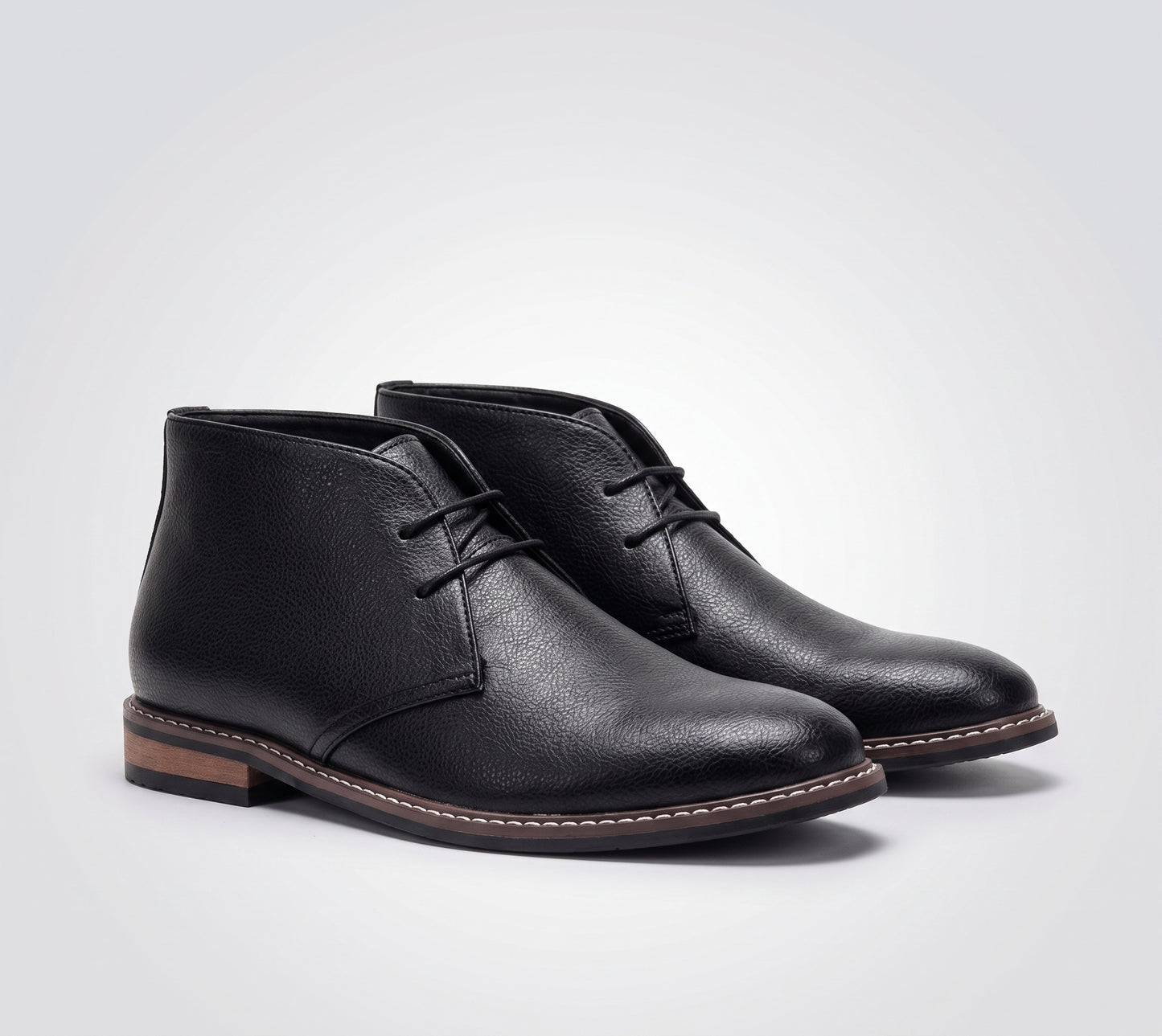 dipni mens desert chukka boots zwart hero 14a
