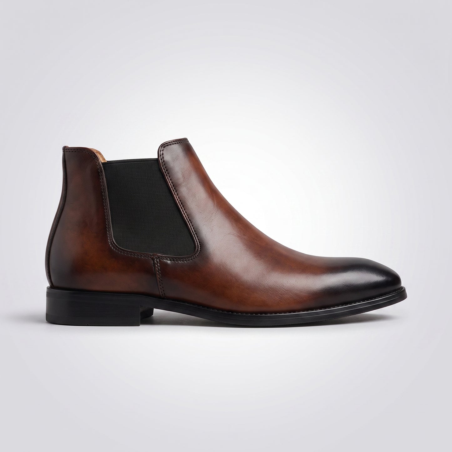 dipni mens dress chelsea boots slip on bruin side single 07