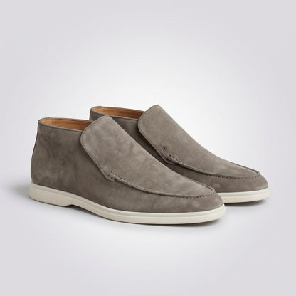 dipni mens slip on loafers beige hero 14a