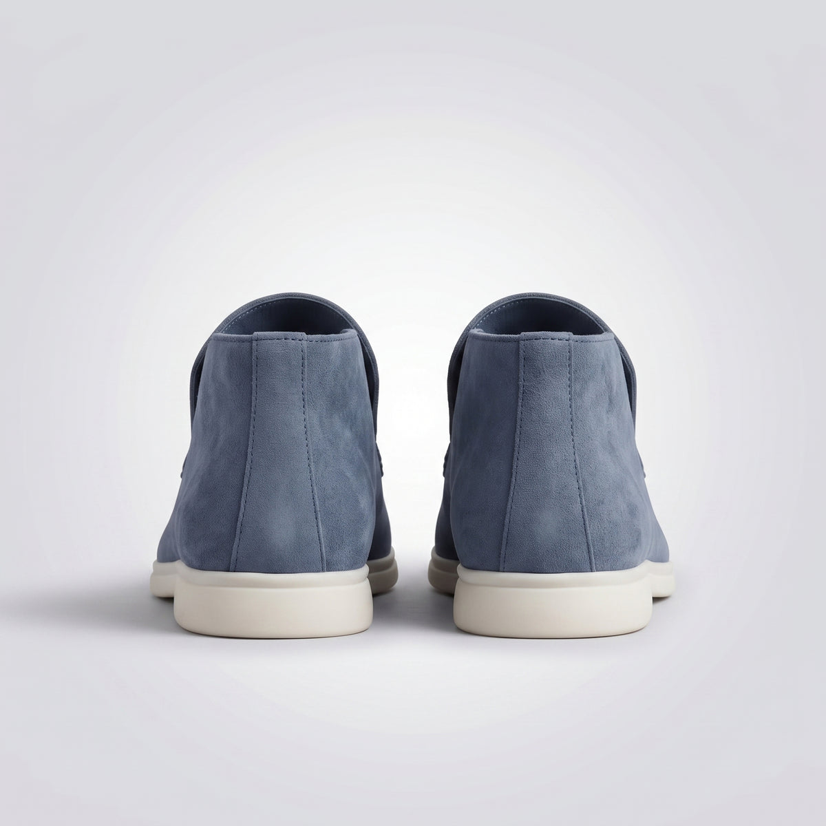 dipni mens slip on loafers blauwgrijs back pair 03