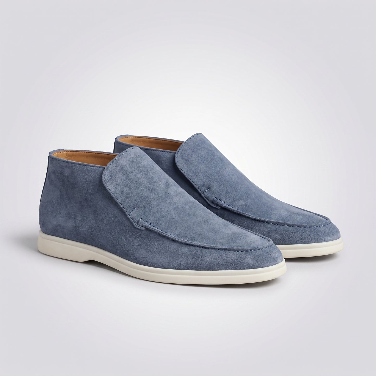 dipni mens slip on loafers blauwgrijs hero pair 3q 01
