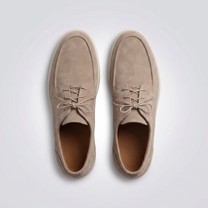 dipni mens slip on loafers casual dress beige top