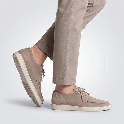 dipni mens slip on loafers casual dress beige walking