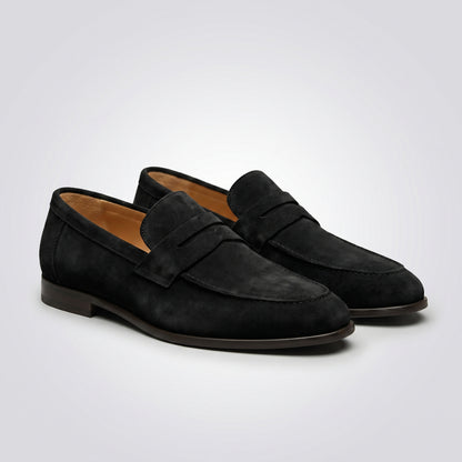 dipni-mens-slip-on-loafers-penny-casual-black-pair-angle