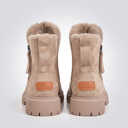 Dipni | Women's Ankle Boots Faux Fur Lined