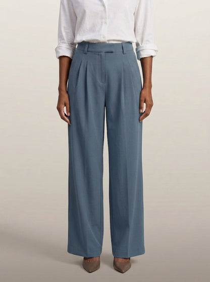 dipni womens high waisted wide leg trousers lichtblauw variant 14