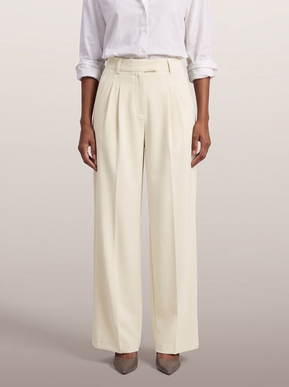 dipni womens high waisted wide leg trousers lichtgeel variant 14