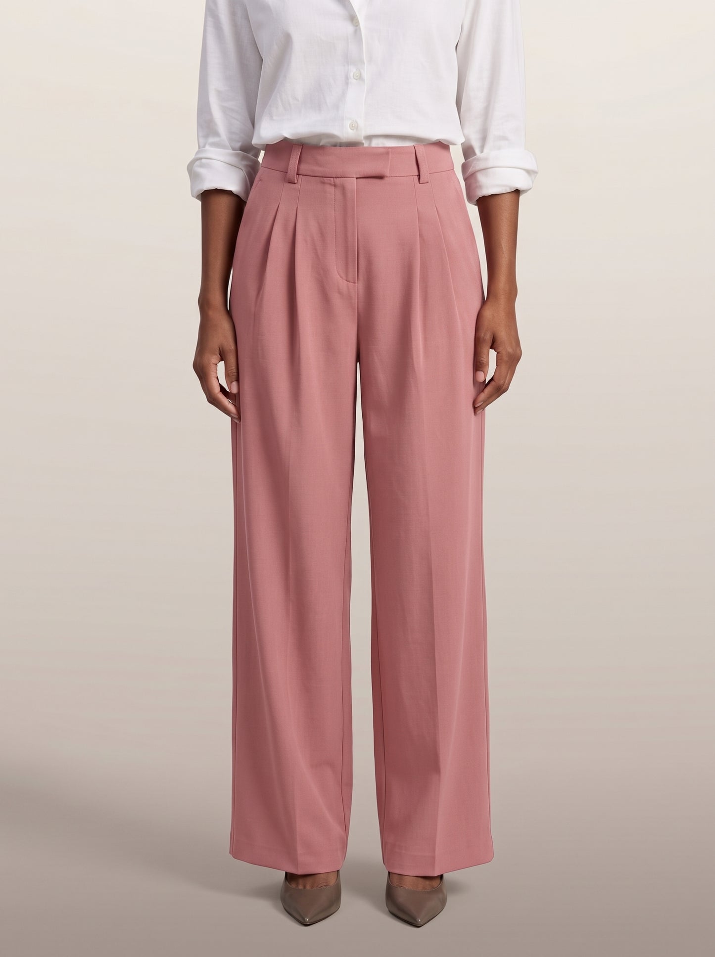 dipni womens high waisted wide leg trousers lichtroze variant 14