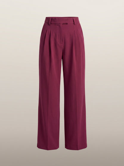 dipni womens high waisted wide leg trousers rood mid body editorial 09