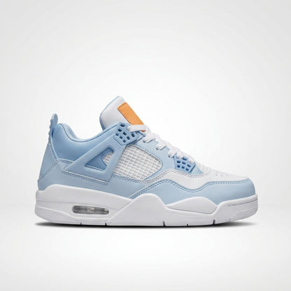 dipni womens mid top basketball sneakers 08 blue side