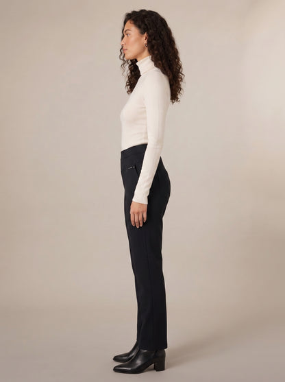 Dipni | Women's Stretch Tailored Trousers High Waist