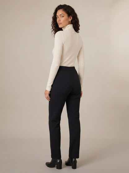 Dipni | Women's Stretch Tailored Trousers High Waist
