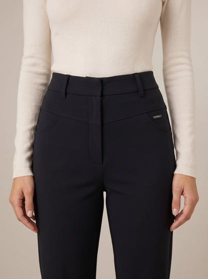 Dipni | Women's Stretch Tailored Trousers High Waist
