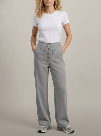 dipni womens stretch trousers grey 02 hero
