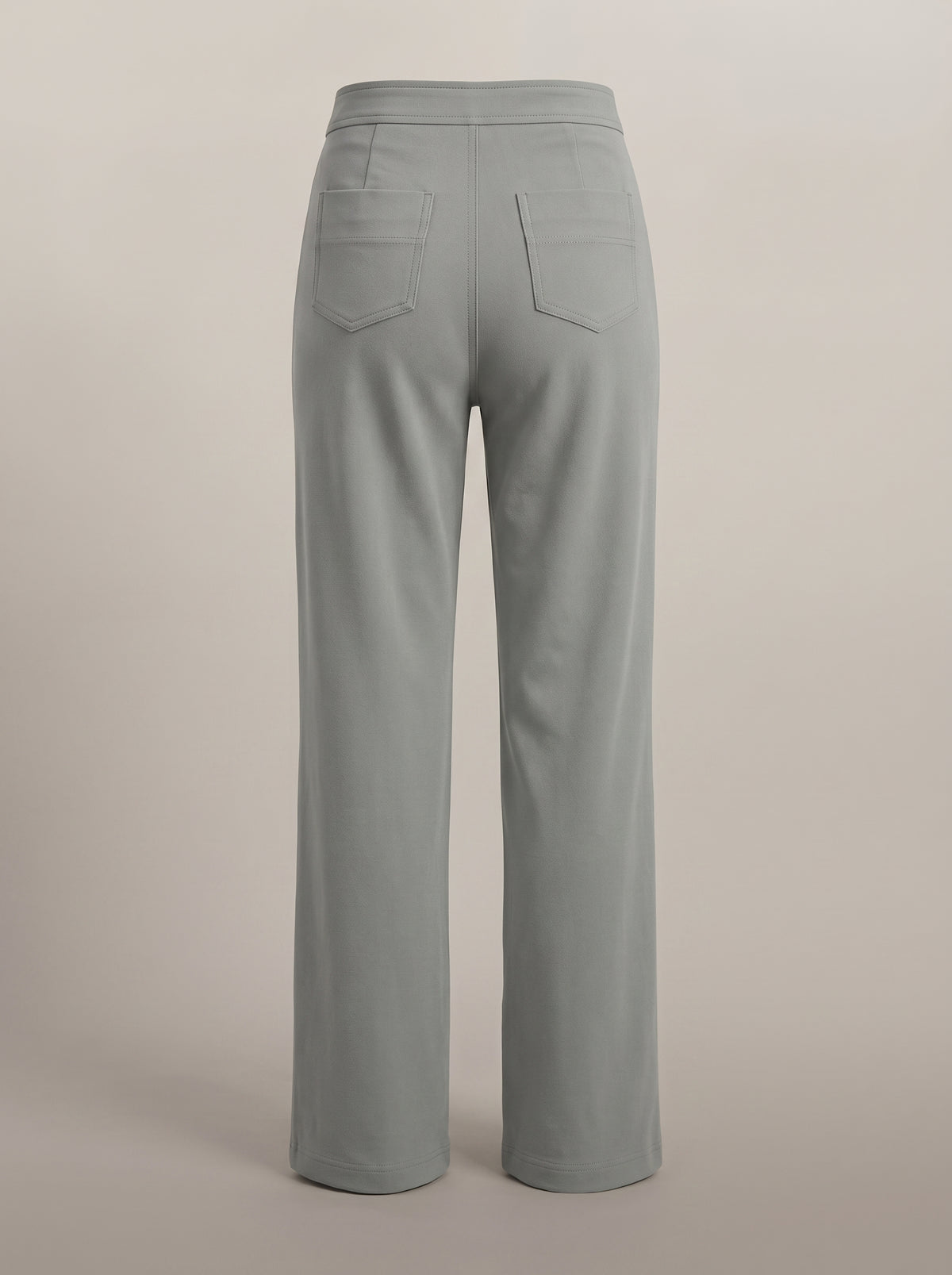 dipni womens stretch trousers grey 10 ghost back