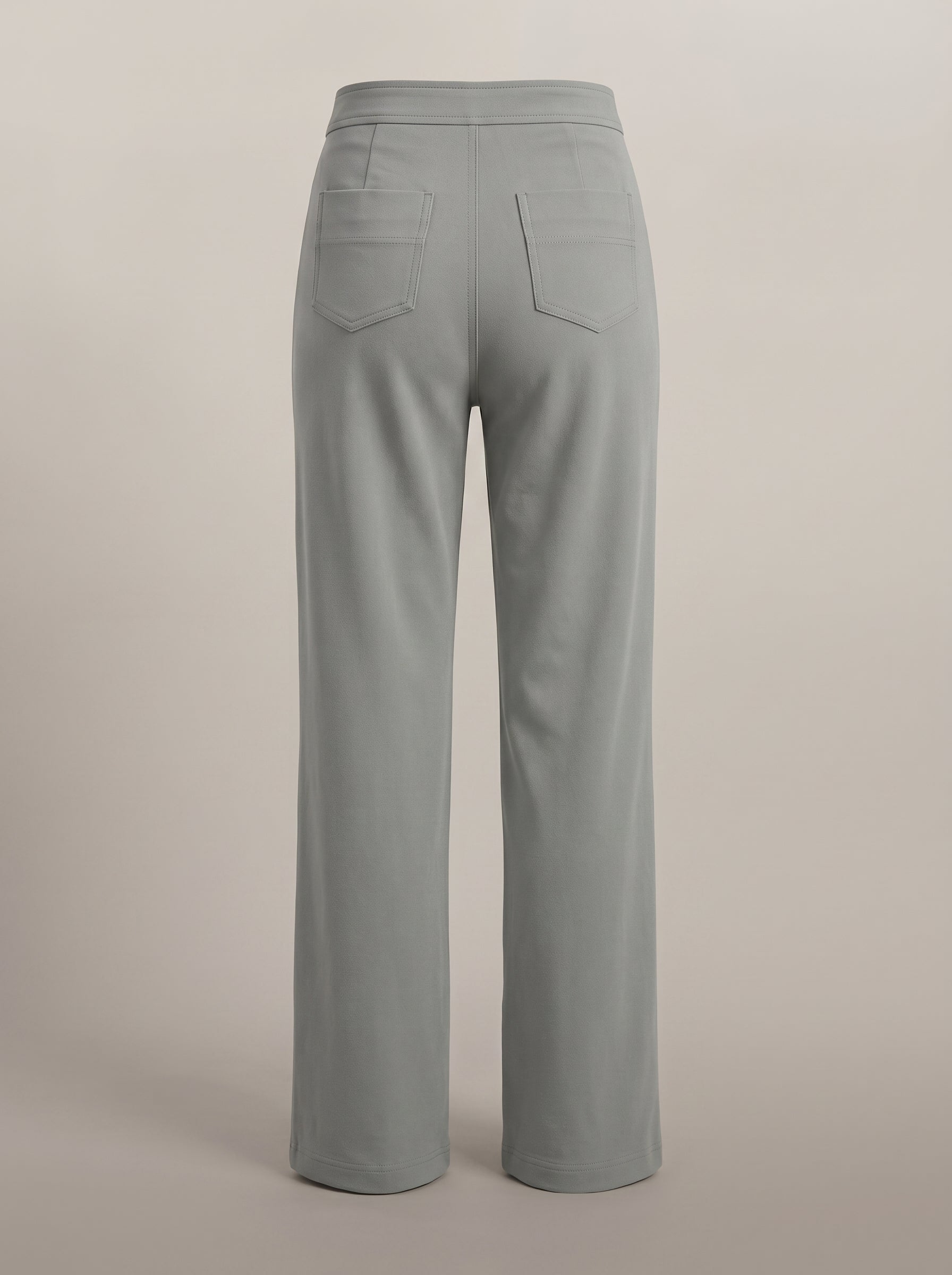 dipni womens stretch trousers grey 10 ghost back