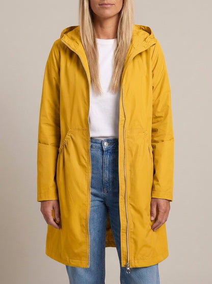 dipni womens waterproof trench coat yellow variant 14