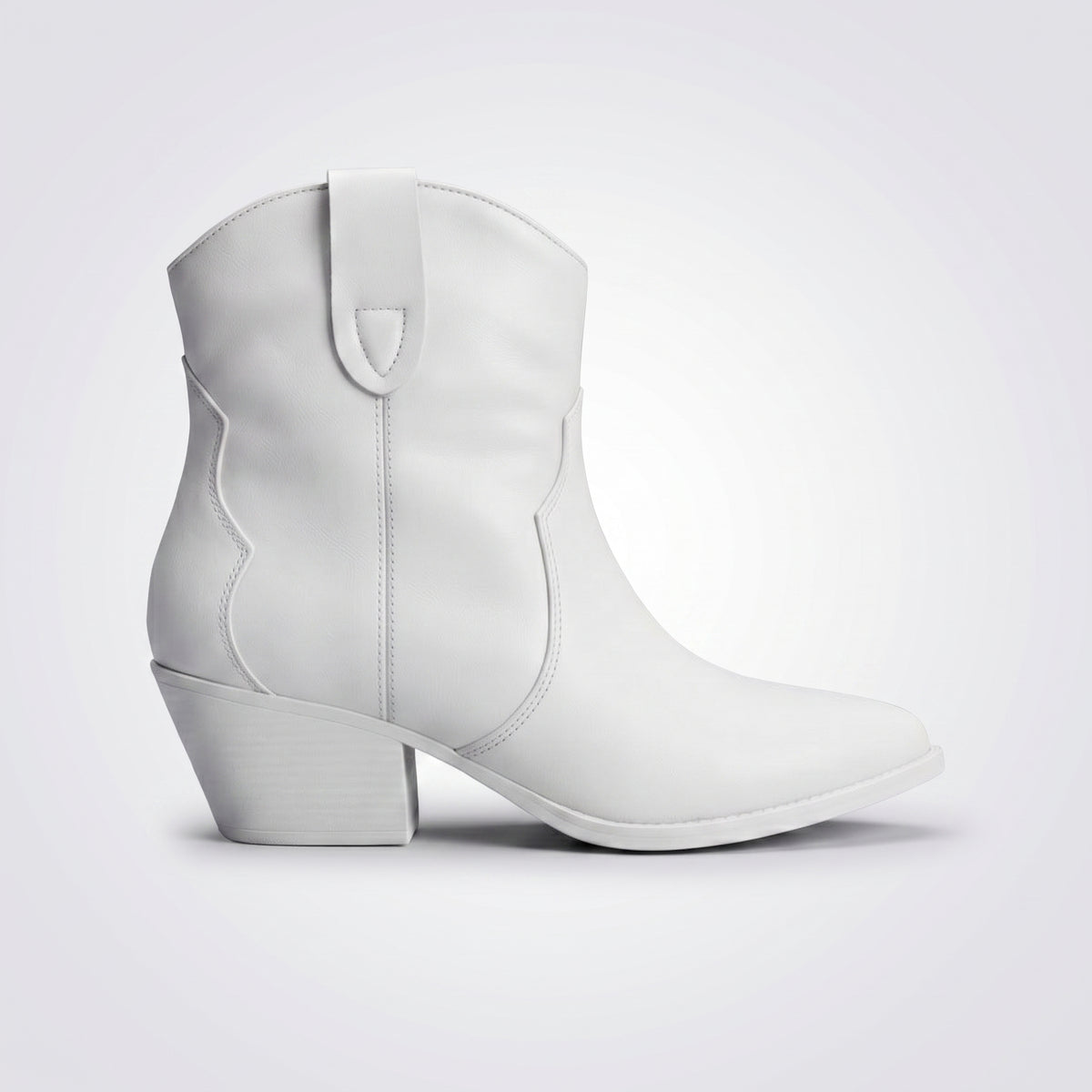 dipni womens waterproof winter cowboy boots white 01