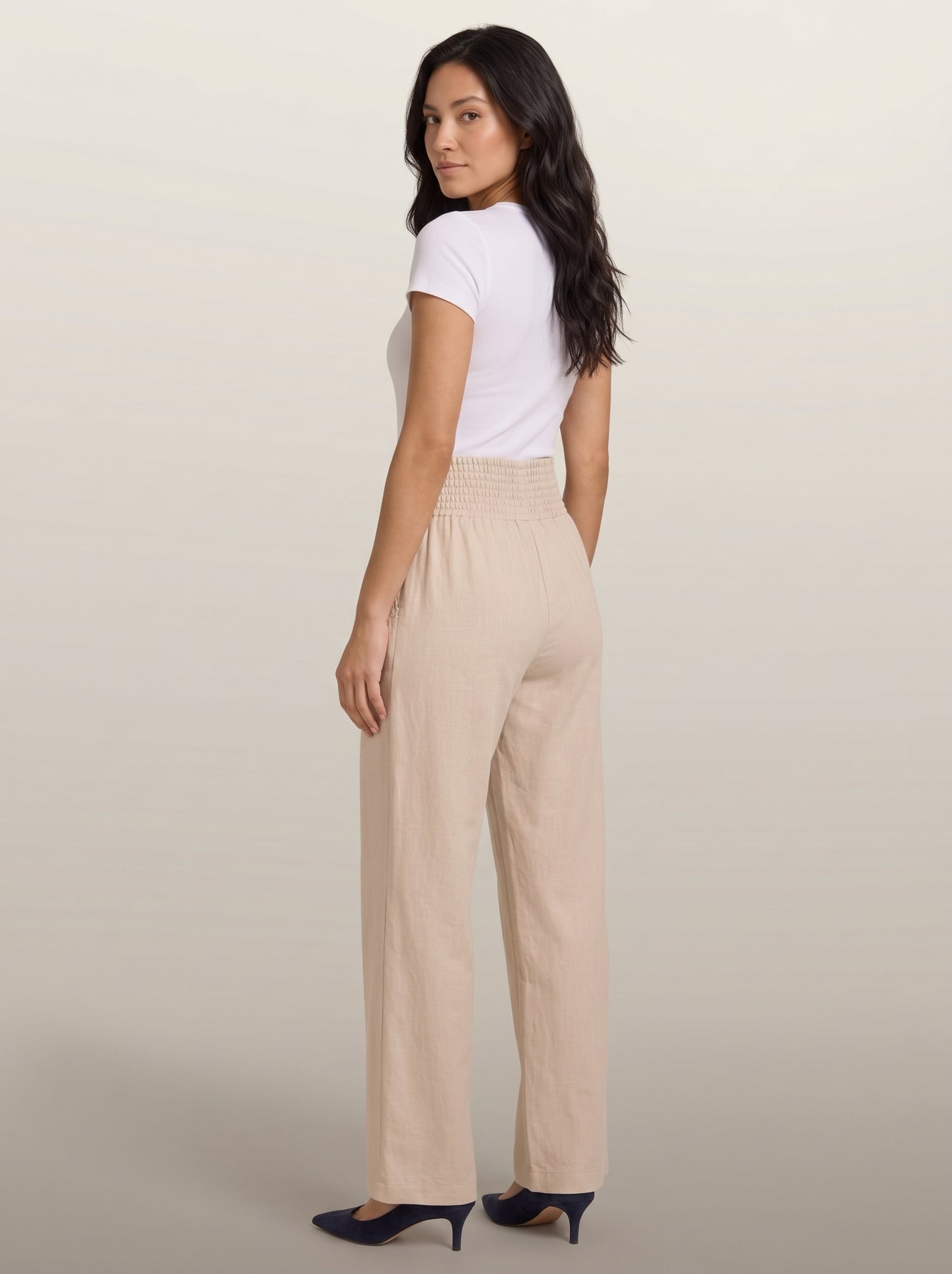 dipni-womens-wide-leg-trousers-elasticated-waist-beige-shot05-back