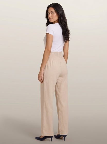 dipni-womens-wide-leg-trousers-elasticated-waist-beige-shot05-back