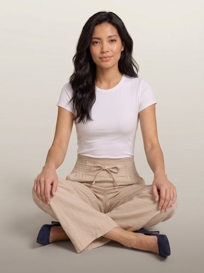 dipni-womens-wide-leg-trousers-elasticated-waist-beige-shot07-sitting