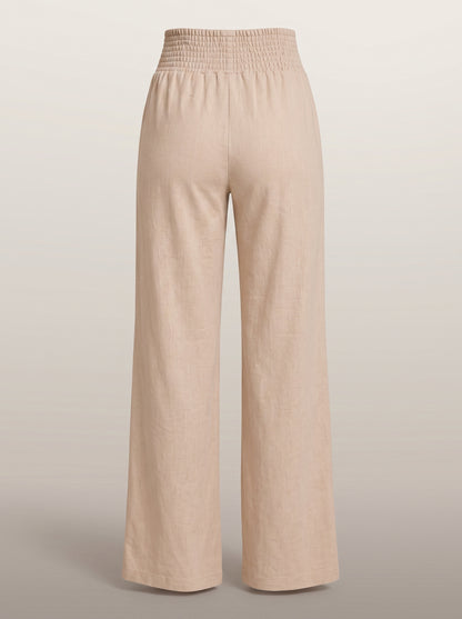 dipni-womens-wide-leg-trousers-elasticated-waist-beige-shot10-ghost-back