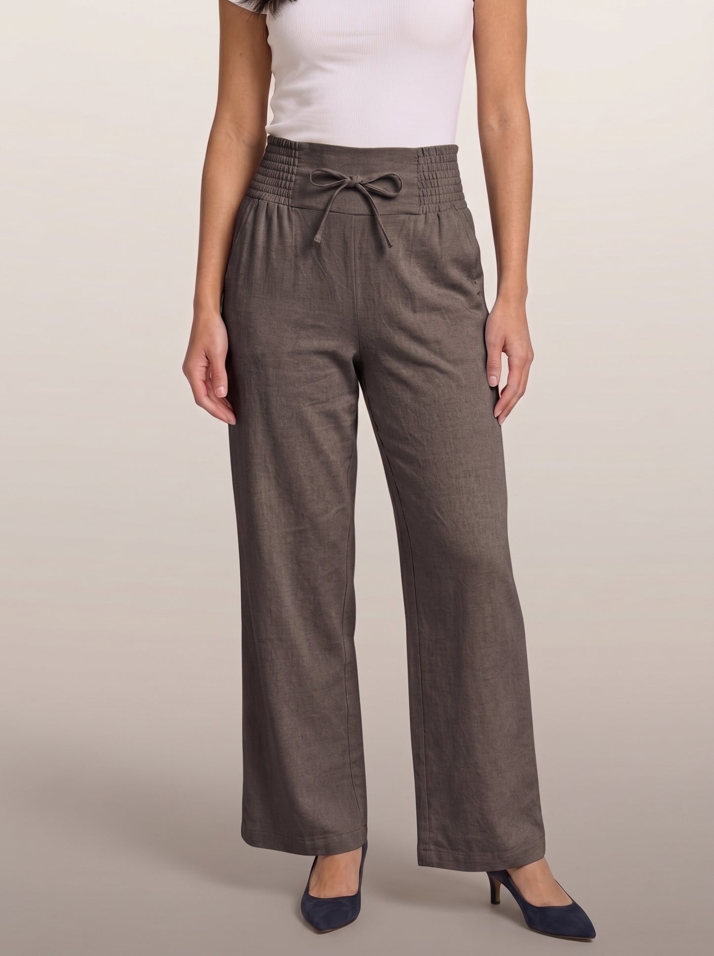 dipni-womens-wide-leg-trousers-elasticated-waist-taupe-shot02-hero
