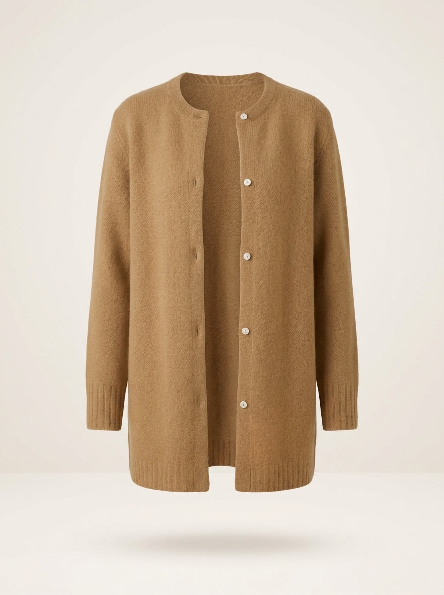 Dipni | Women's Knit Cardigan - Autumn Winter Comfort