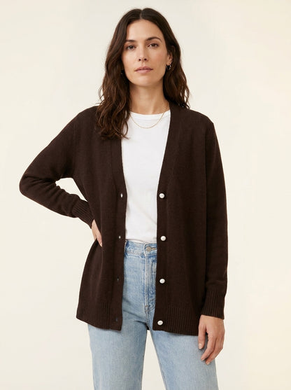 Dipni | Women's Knit Cardigan - Autumn Winter Comfort