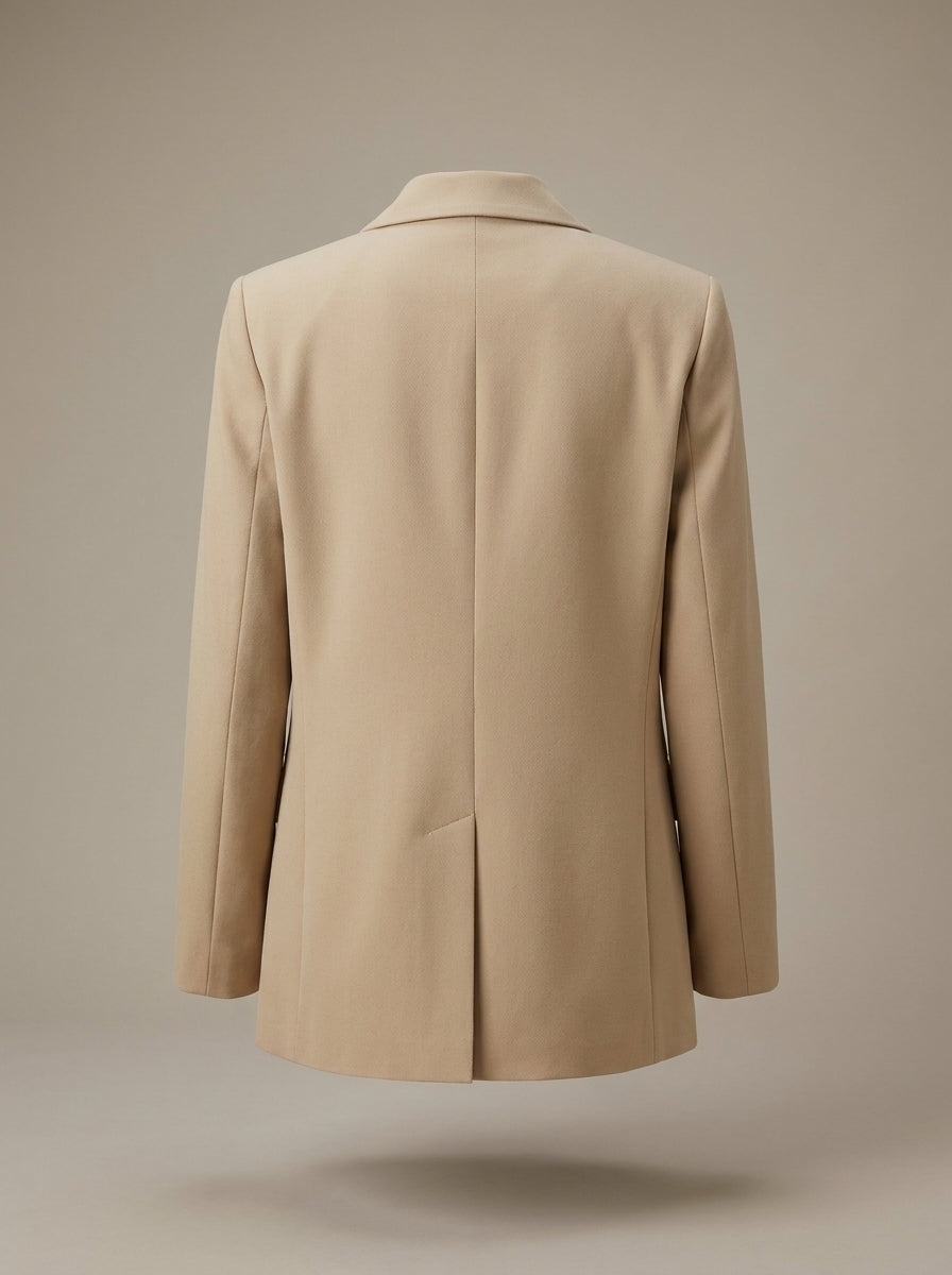 Dipni | Women's Casual Blazer - Notched Lapel Structured Tailoring