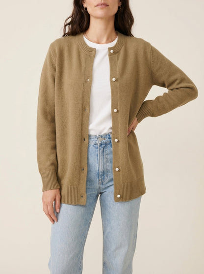 Dipni | Women's Knit Cardigan - Autumn Winter Comfort