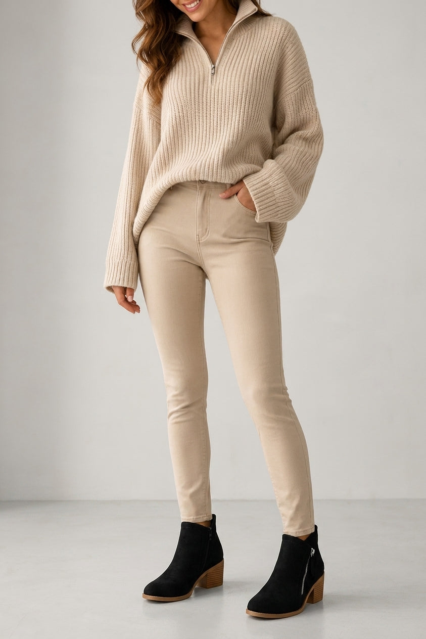 Zwart vegan suede ankle boot