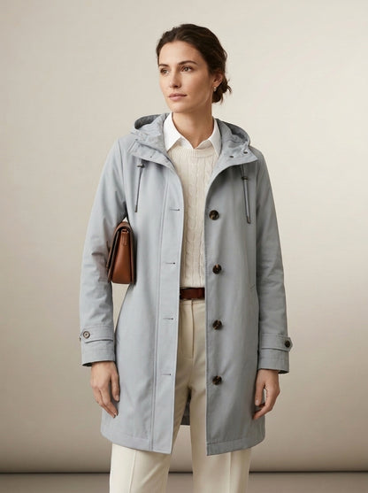 Dipni | Women's Waterproof Windbreaker Hooded Jacket