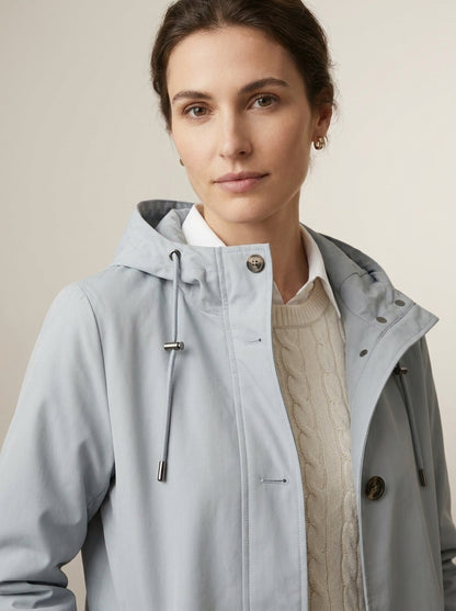 Dipni | Women's Waterproof Windbreaker Hooded Jacket