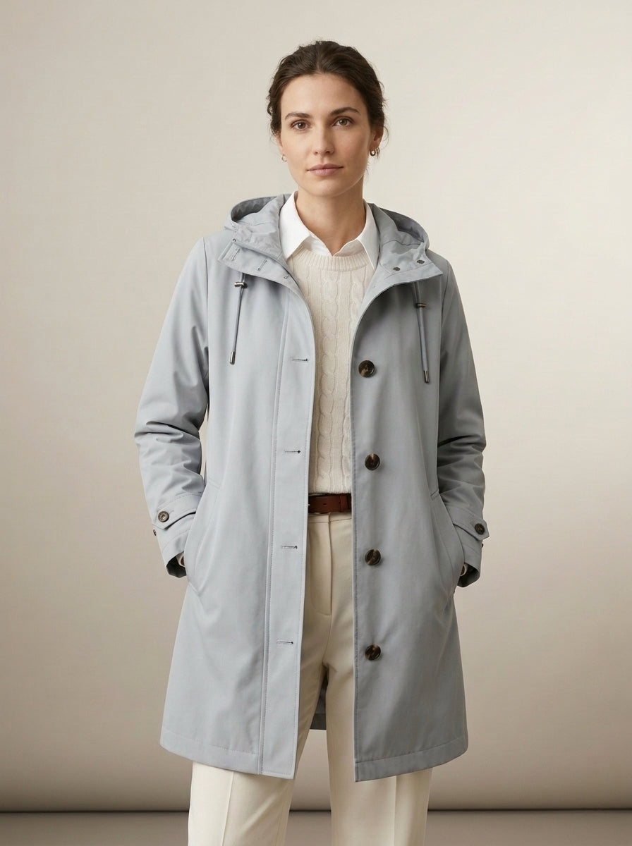 Dipni | Women's Waterproof Windbreaker Hooded Jacket